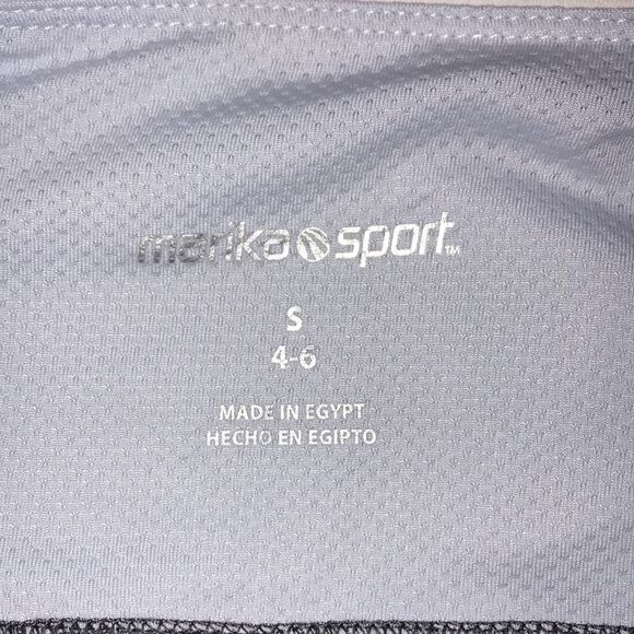 Marika Sport Women's White Gray Heather Cropped Leggings Size Small - Picture 7 of 7